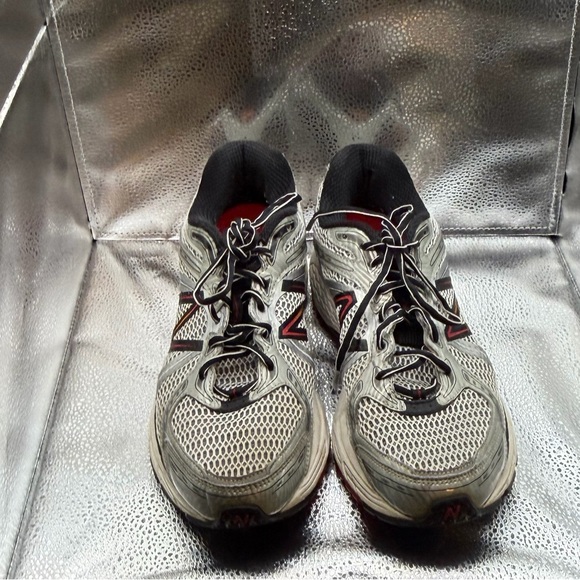 New Balance Men's Athletic Shoes - Gray and Red - Picture 7 of 11